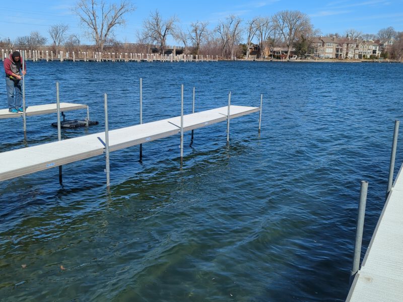 Lake Minnetonka Dock Installation – Weed Removal